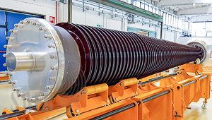 High voltage composite or porcelain bushings by SAVER Spa