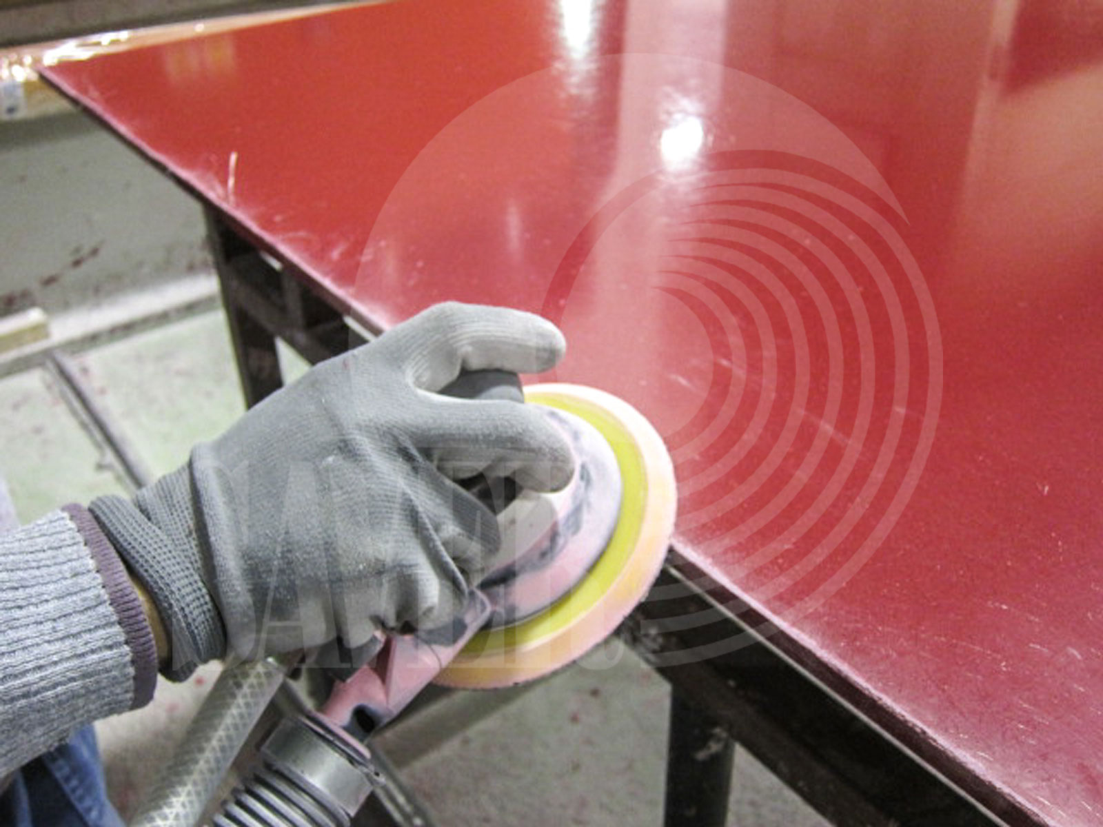 Glass mat on polyester resin sheet laminates by SAVER Alumen