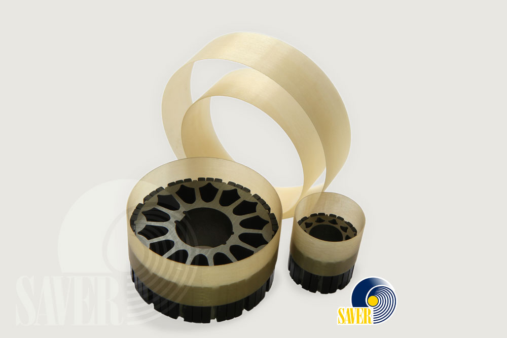 Bandaging for synchronous servo motors by SAVER Spa
