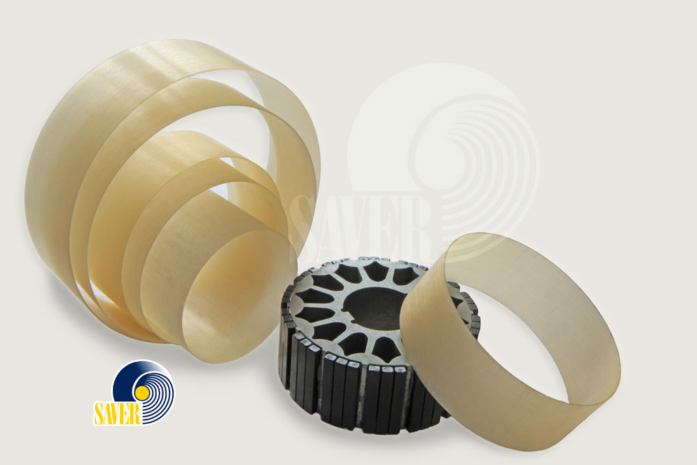 Bandaging for synchronous servo motors by SAVER Spa