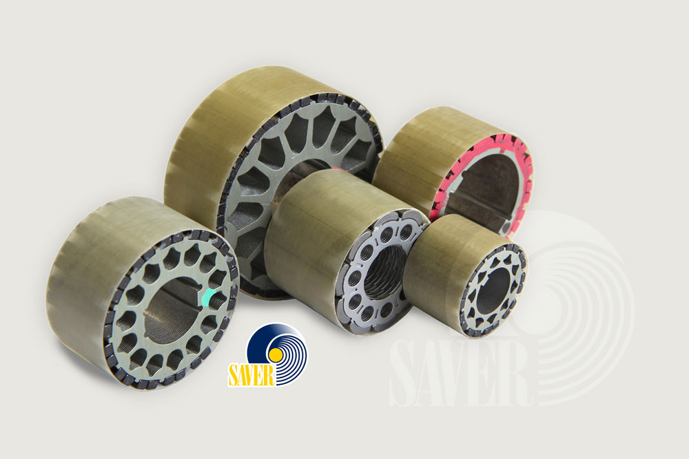 Bandaging for synchronous servo motors by SAVER Spa