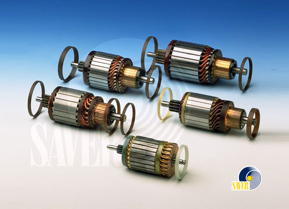 Rings for starter motors and commutators by SAVER Spa